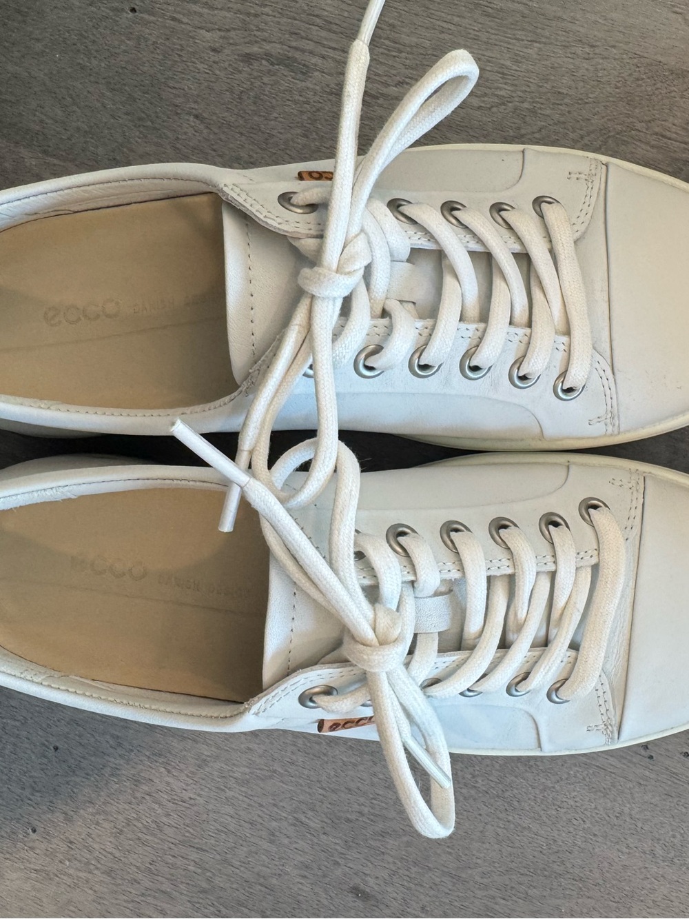ECCO Women’s Soft 7 Sneakers. White. Size 8-8.5/39 EU. - Picture 12 of 14